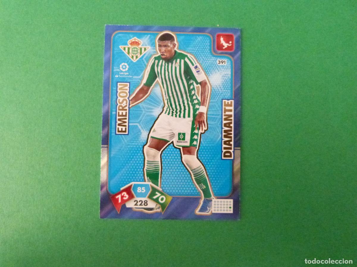 Cromos de f&uacute;tbol: TRADING CARD FUTBOL EMERSON REAL BETIS BALOMPIE N&ordm; 391 LIGA ADRENALYN XL 2019-2020/19-20 PANINI
