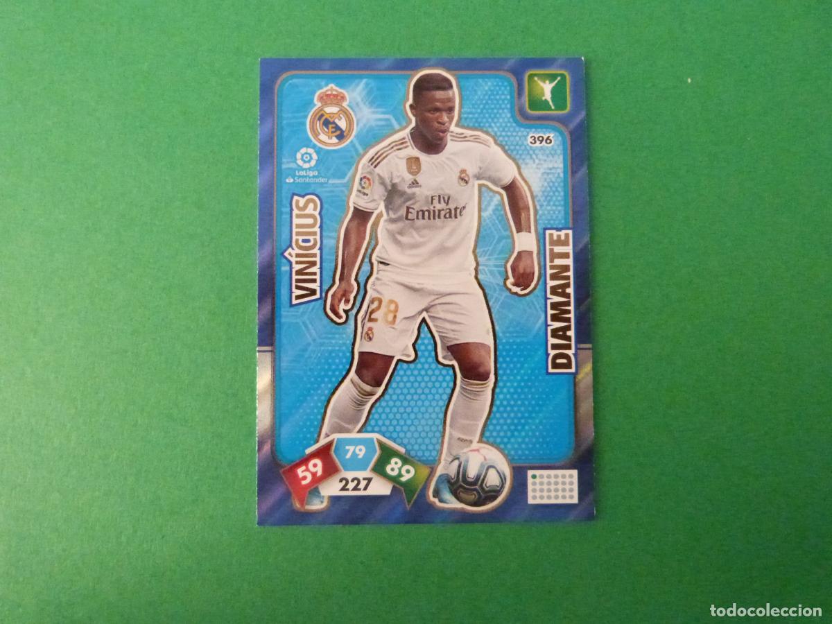Cromos de f&uacute;tbol: TRADING CARD FUTBOL VINICIUS REAL MADRID C.F. N&ordm; 396 LIGA ADRENALYN XL 2019-2020/19-20 PANINI
