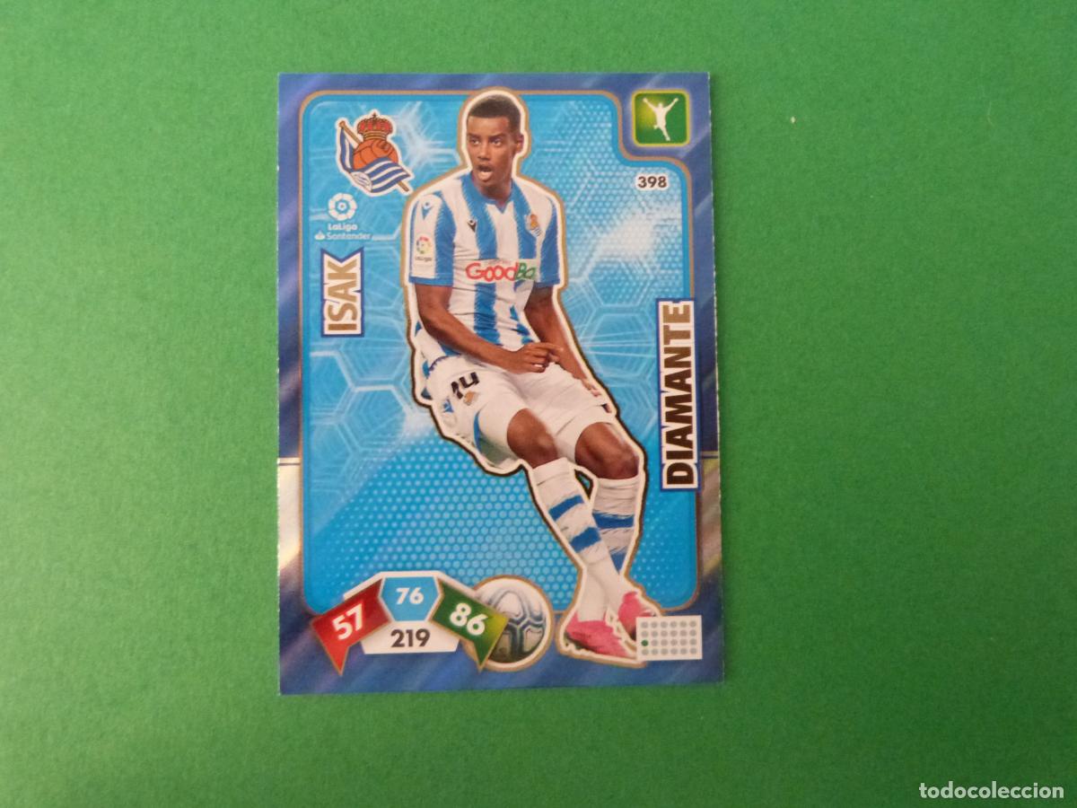 Cromos de f&uacute;tbol: TRADING CARD FUTBOL ISAK REAL SOCIEDAD N&ordm; 398 LIGA ADRENALYN XL 2019-2020/19-20 PANINI