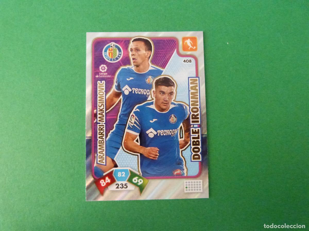 Cromos de f&uacute;tbol: TRADING CARD FUTBOL ARAMBARRI-MAKSIMOVIC GETAFE C.F. N&ordm; 408 LIGA ADRENALYN XL 2019-2020/19-20 PANINI