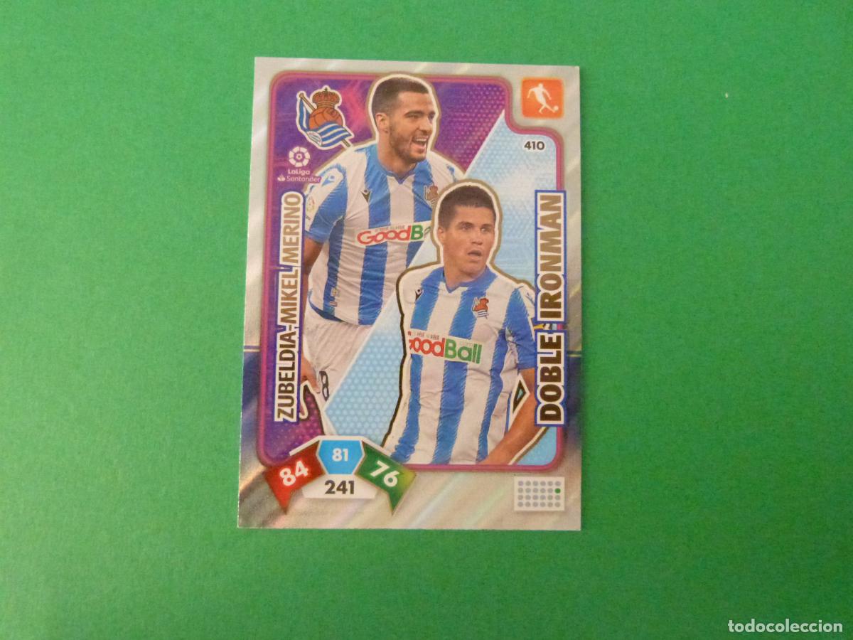 Cromos de f&uacute;tbol: TRADING CARD FUTBOL ZUBELDIA-MIKEL MERINO REAL SOCIEDAD 410 LIGA ADRENALYN XL 2019-2020/19-20 PANINI