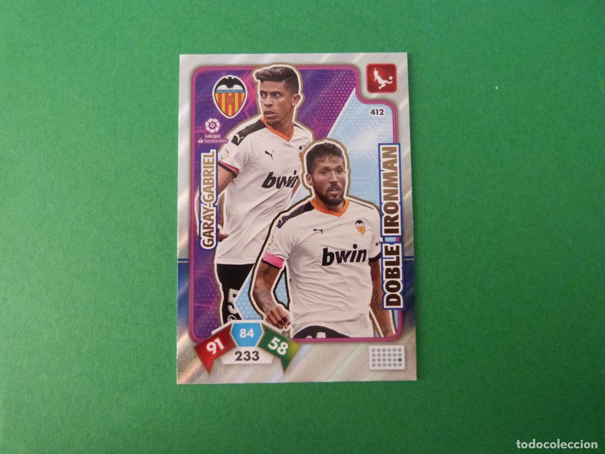 Cromos de f&uacute;tbol: TRADING CARD FUTBOL GARAY-GABRIEL VALENCIA C.F. N&ordm; 412 LIGA ADRENALYN XL 2019-2020/19-20 PANINI