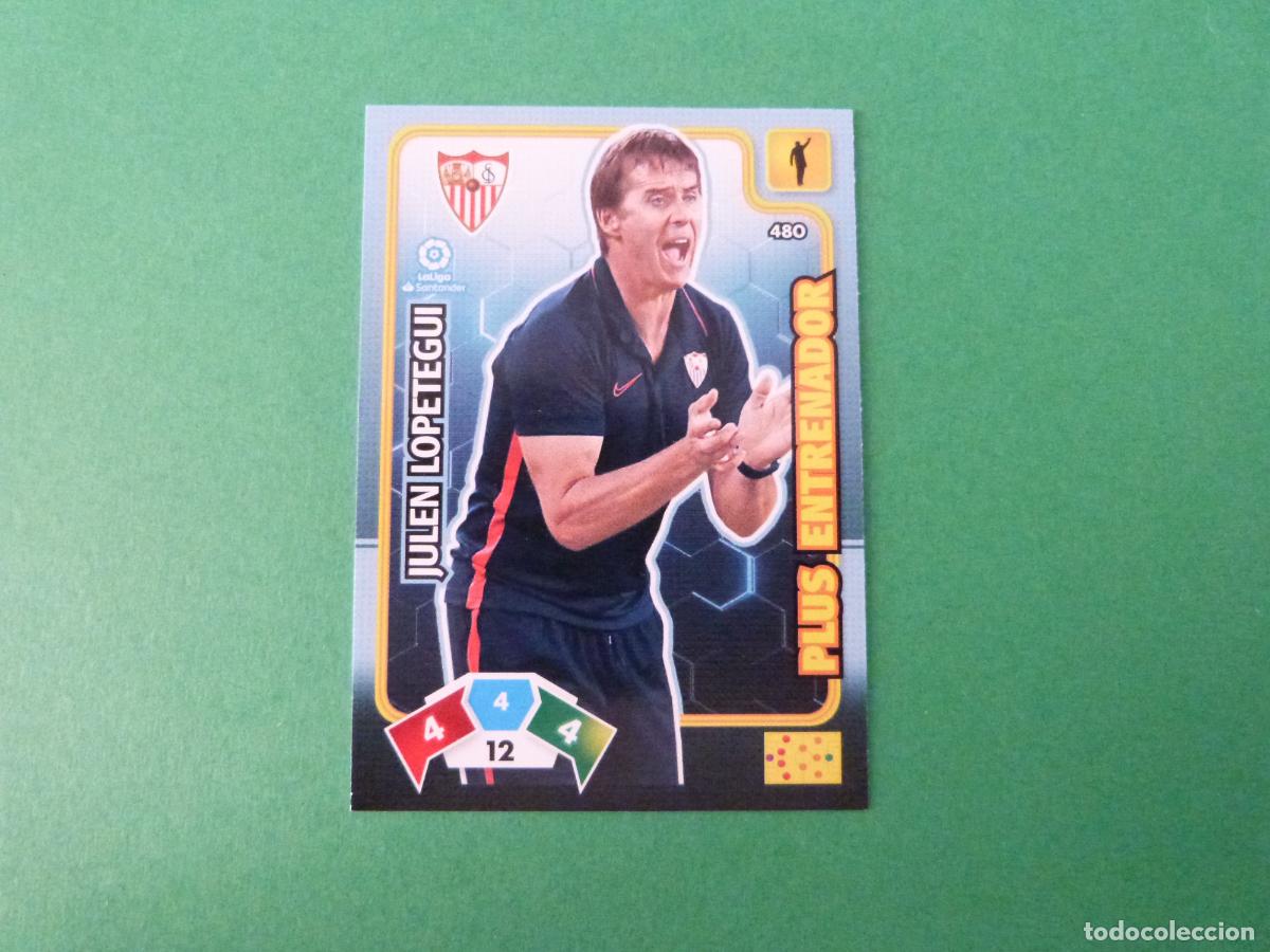 Fu&szlig;ball-Sticker: TRADING CARD FUTBOL JULEN LOPETEGUI SEVILLA F.C. N&ordm; 480 LIGA ADRENALYN XL 2019-2020/19-20 PANINI
