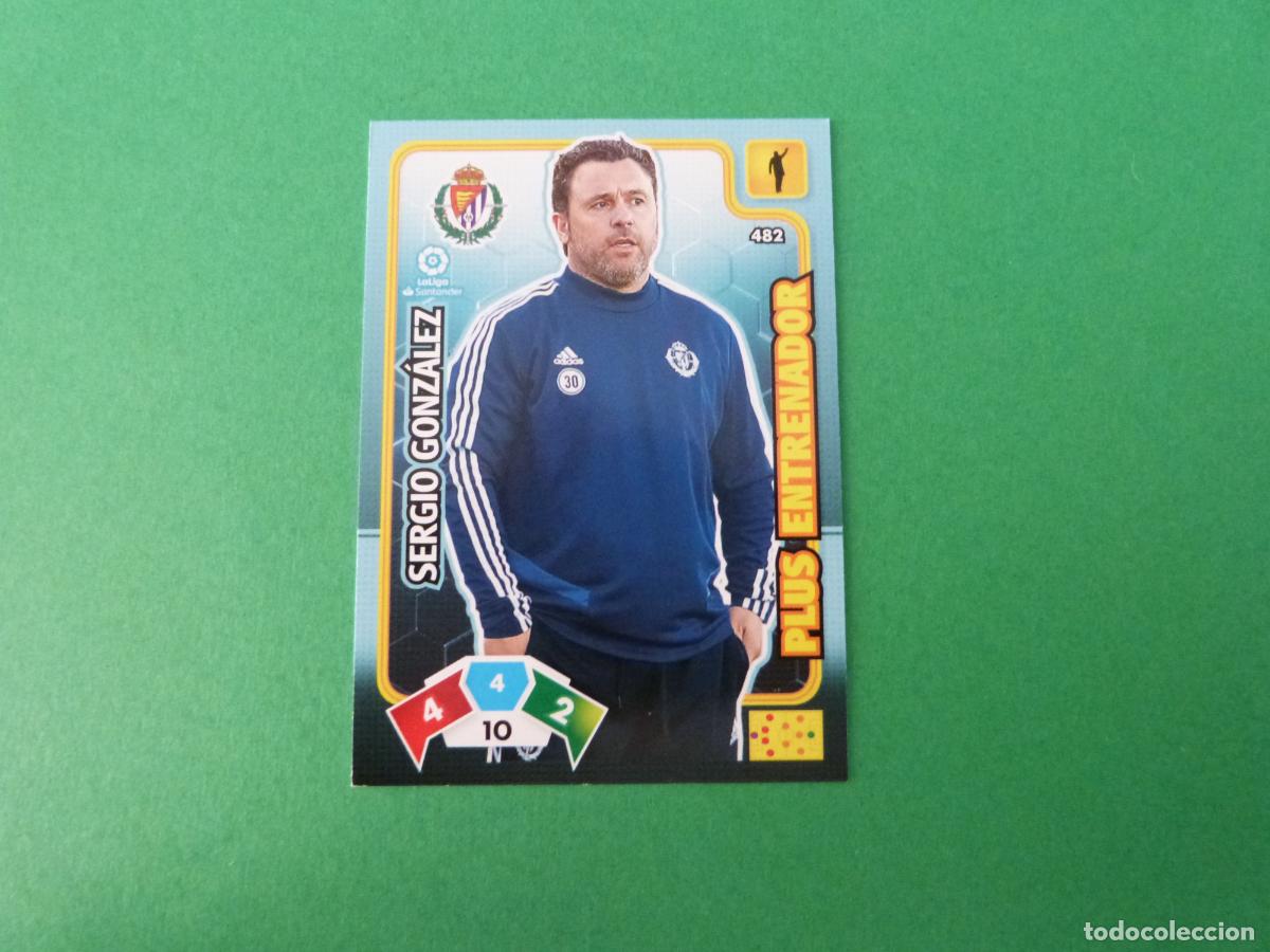 Fu&szlig;ball-Sticker: TRADING CARD FUTBOL SERGIO GONZALEZ REAL VALLADOLID C.F 482 LIGA ADRENALYN XL 2019-2020/19-20 PANINI