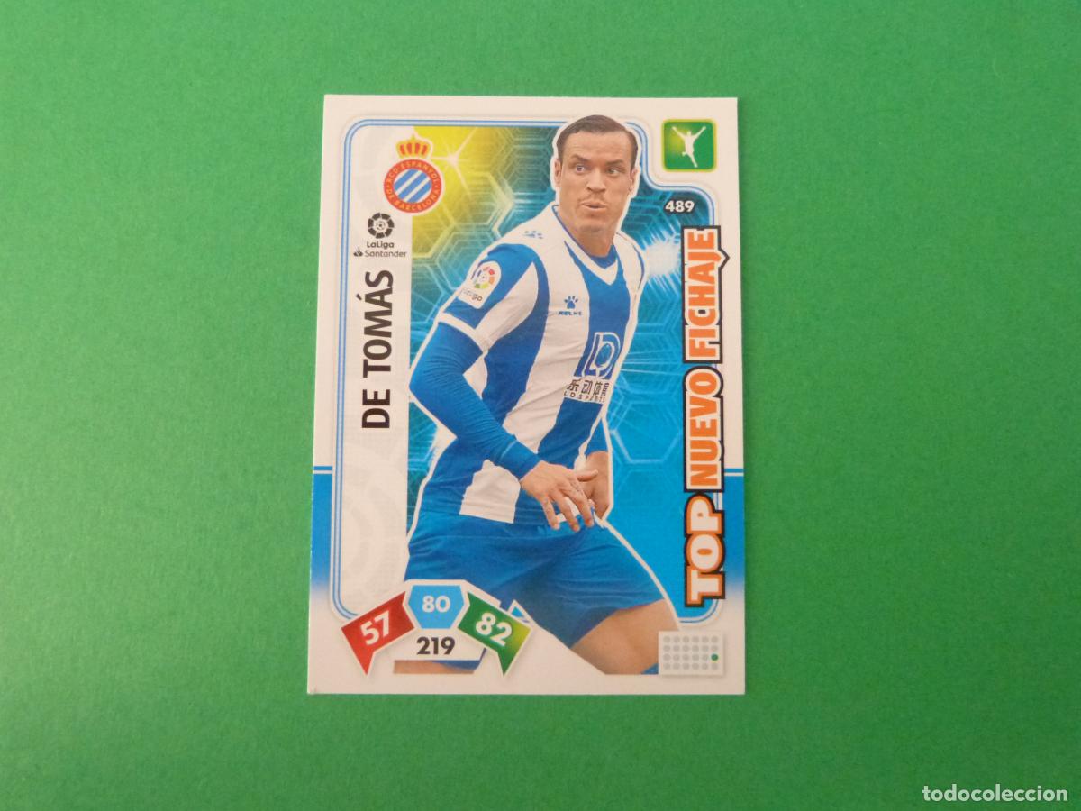 Cromos de f&uacute;tbol: TRADING CARD FUTBOL DE TOMAS R.C.D. ESPA&Ntilde;OL-ESPANYOL N&ordm; 489 LIGA ADRENALYN XL 2019-2020/19-20 PANINI
