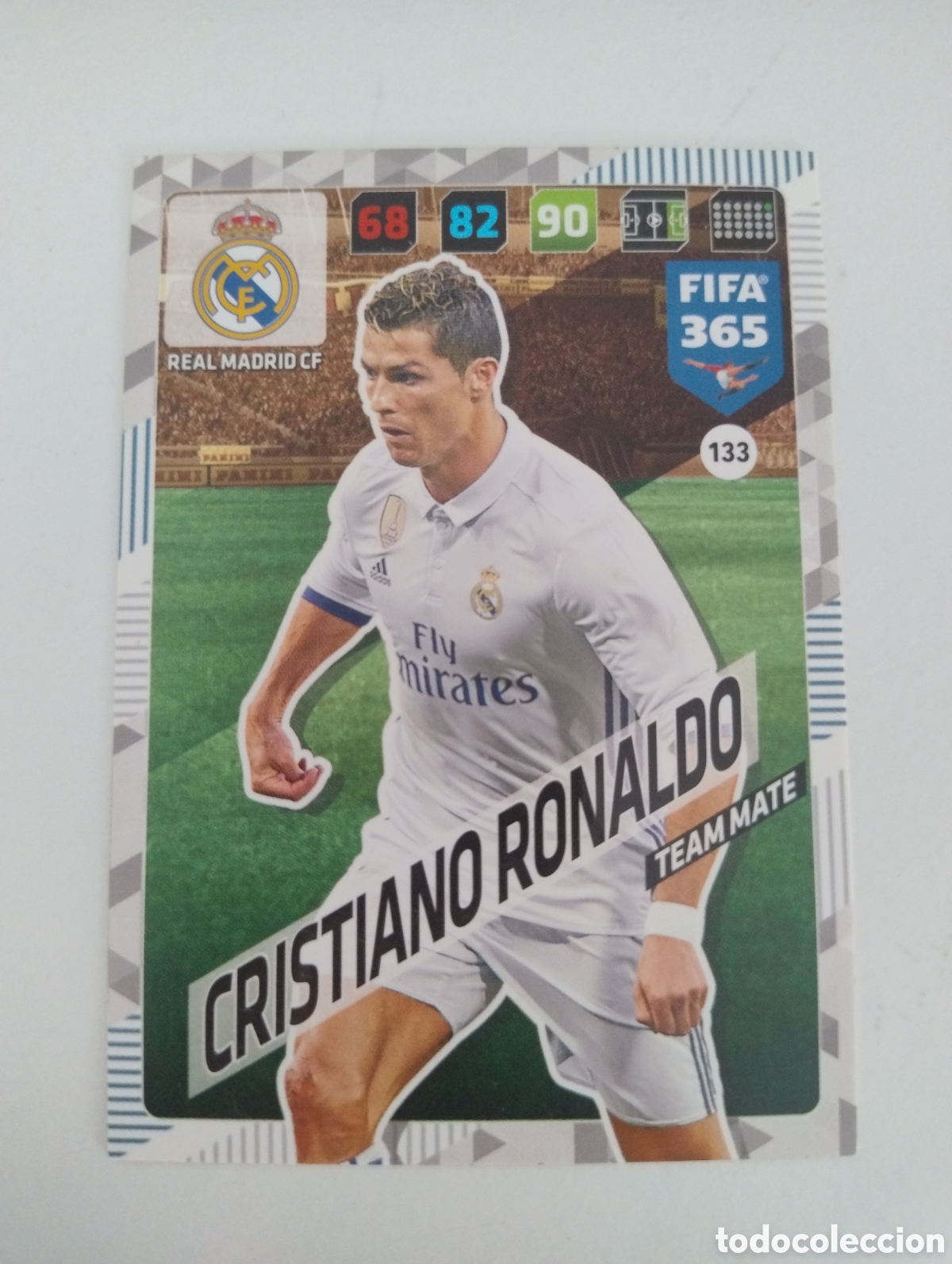 Cromos de f&uacute;tbol: 133 - Cristiano Ronaldo - Real Madrid - Adrenalyn XL FIFA 365 2018