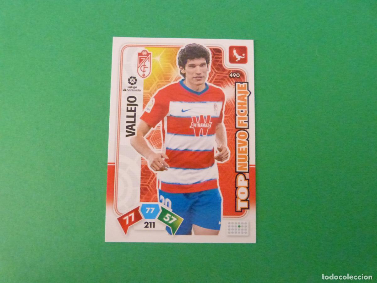 Cromos de f&uacute;tbol: TRADING CARD FUTBOL VALLEJO GRANADA C.F. N&ordm; 490 LIGA ADRENALYN XL 2019-2020/19-20 PANINI