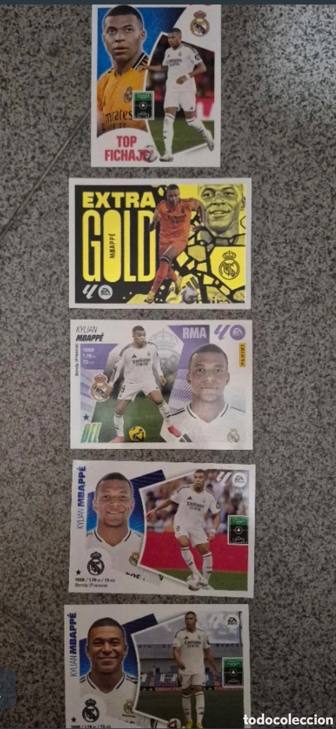 Cromos de f&uacute;tbol: CROMOS MBAPPE T.25 26 NUEVOS
