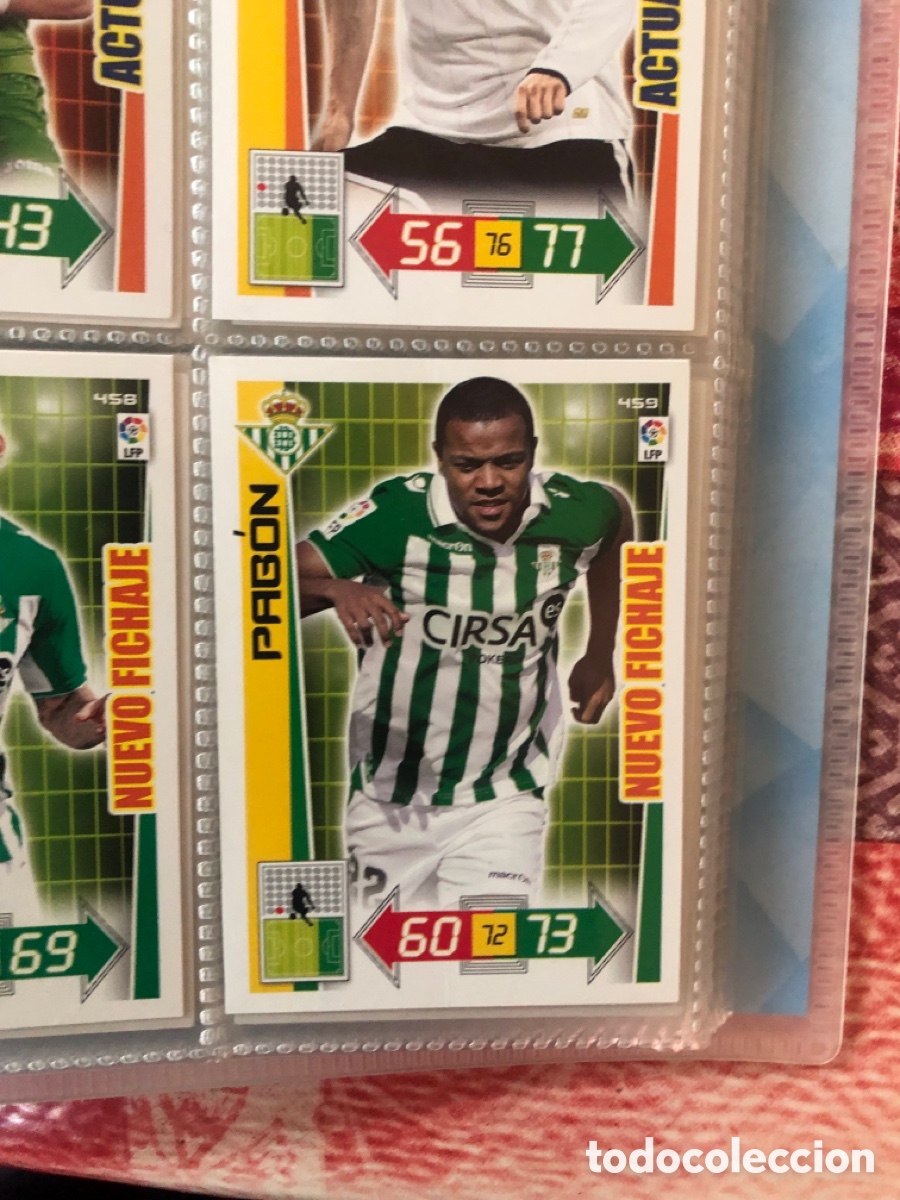 Cromos de f&uacute;tbol: Adrenalyn 2012 2013 nuevo fichaje pabon 459 Betis