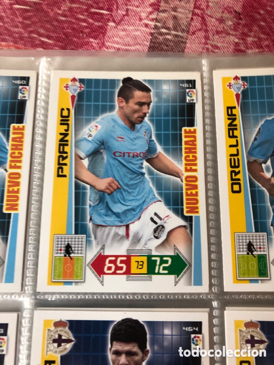 Cromos de f&uacute;tbol: Adrenalyn 2012 2013 nuevo fichaje pranjic 461 celta