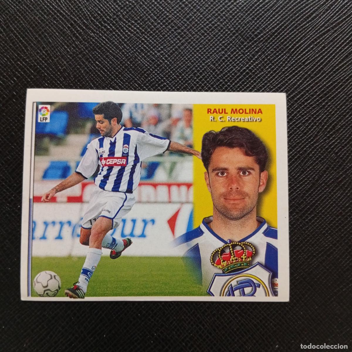 Cromos de f&uacute;tbol: RAUL MOLINA RECREATIVO ESTE 2002 2003 CROMO FUTBOL 02 03 - SIN PEGAR - A75 PG426