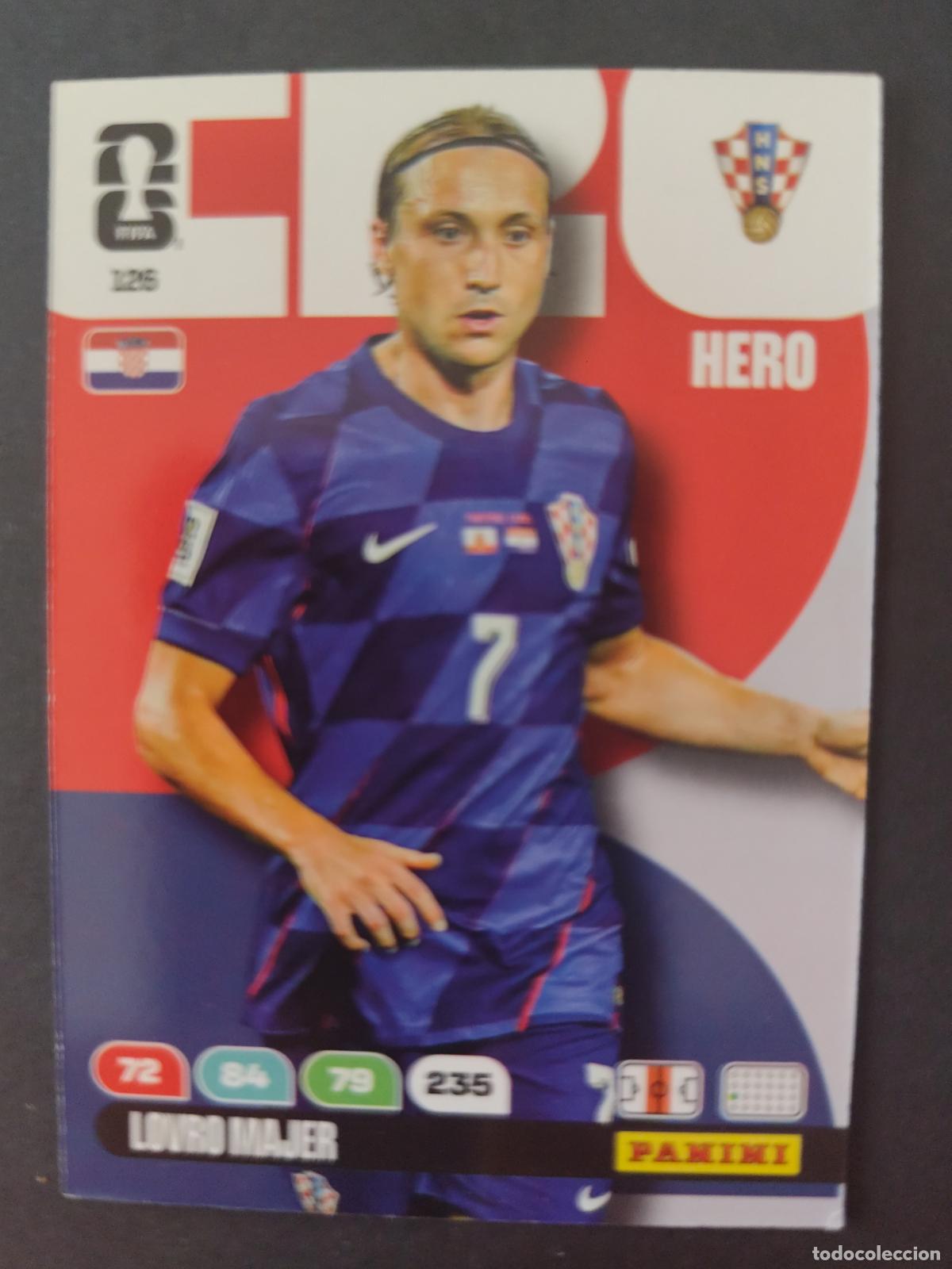 Cromos de f&uacute;tbol: 126 LOVRO MAJER CROACIA ADRENALYN MUNDIAL FIFA WORLD CUP 2026 PANINI