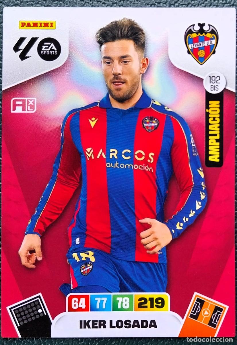 Cromos de f&uacute;tbol: 192 BIS IKER LOSADA LEVANTE UD AMPLIACION FICHAS ALBUM ADRENALYN XL 2025 2026 25 26