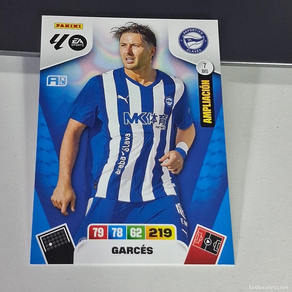 Cromos de Futebol: B53 7BIS 7 BIS GARCES ALAVES AMPLIACION LIGA ADRENALYN XL 2025 2026 25 26 PANINI LALIGA CARD
