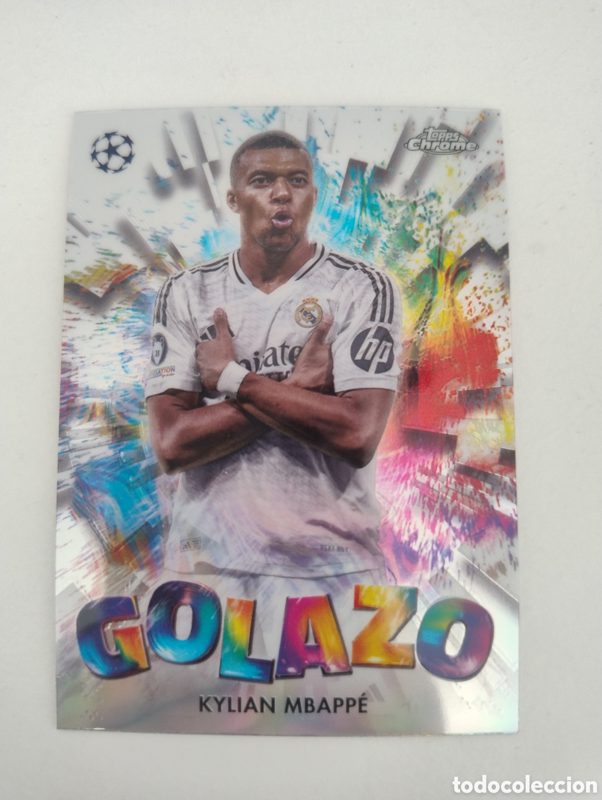 Cromos de Futebol: GZ 21 - Mbappe - Real Madrid - Topps Chrome 2024 - 2025 Golazo