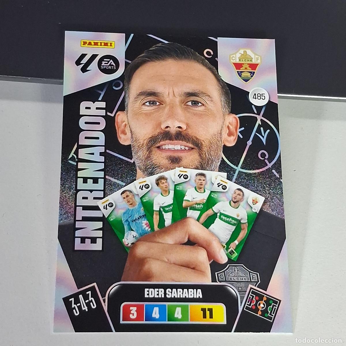 Cromos de Futebol: B53 485 ENTRENADOR EDER SARABIA ELCHE LIGA ADRENALYN XL 2025 2026 25 26 PANINI CARD