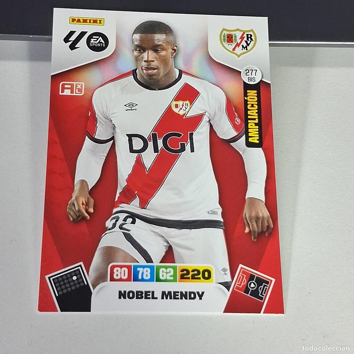 Cromos de Futebol: B53 277BIS 277 BIS NOBEL MENDY RAYO VALLECANO AMPLIACI LIGA ADRENALYN XL 2025 2026 25 26 PANINI CARD