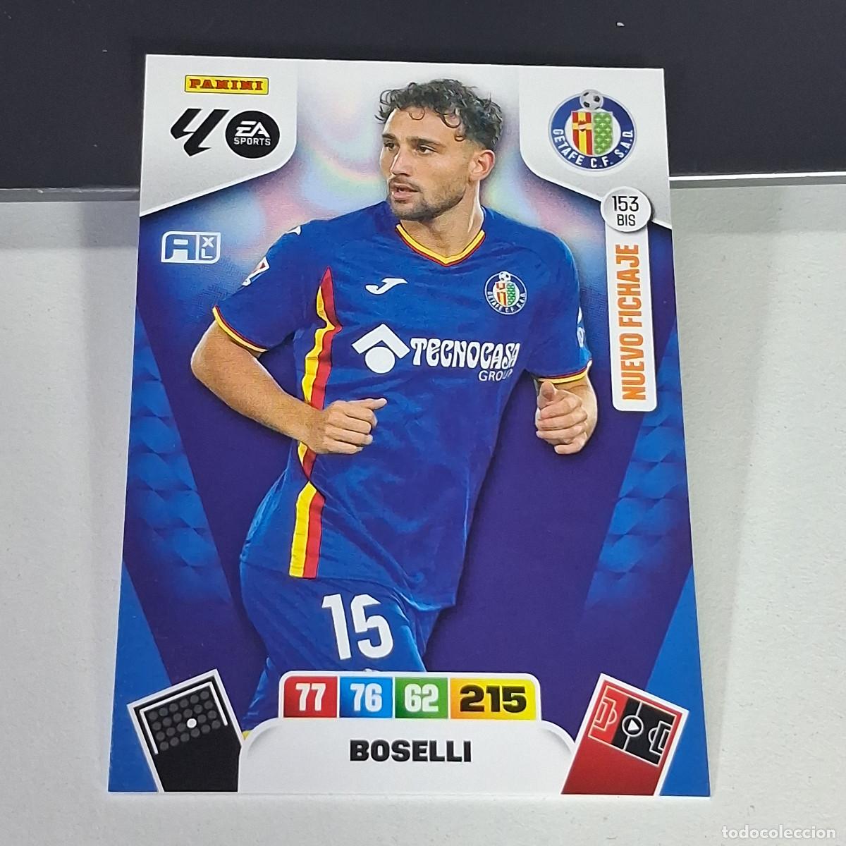 Cromos de f&uacute;tbol: B53 153BIS 153 BIS BOSELLI GETAFE NUEVO FICHAJE LIGA ADRENALYN XL 2025 2026 25 26 PANINI