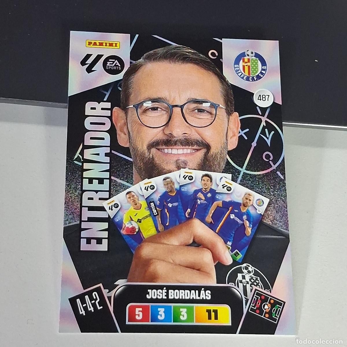 Cromos de f&uacute;tbol: B53 487 JOS&Eacute; BORDALAS ENTRENADOR DEL GETAFE LIGA ADRENALYN XL 2025 2026 25 26 PANINI