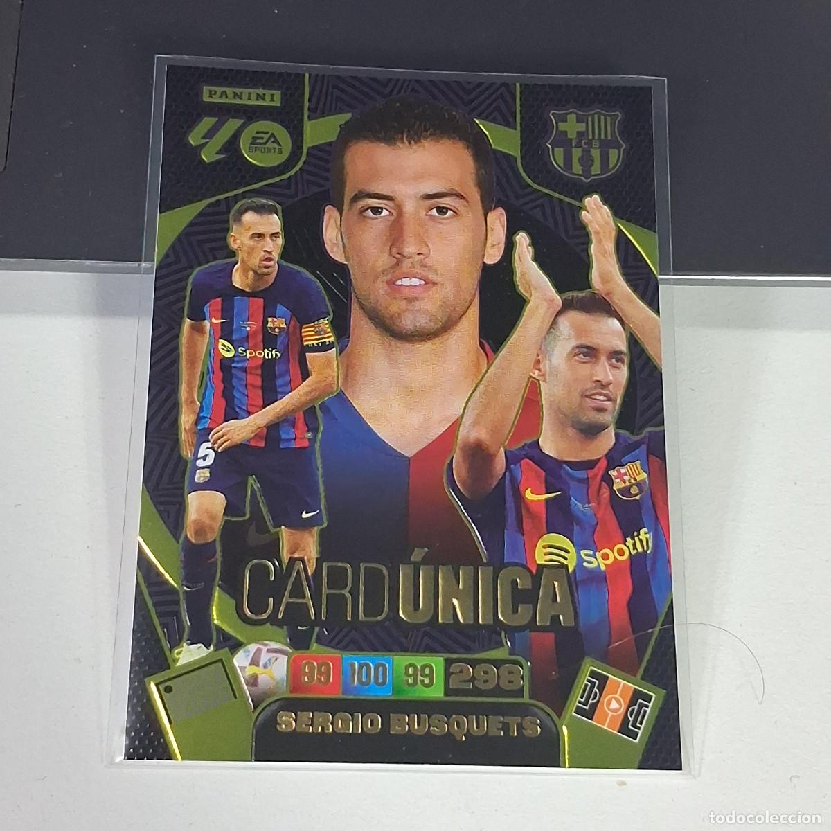 Cromos de f&uacute;tbol: B53 442 SERGIO BUSQUETS FC BARCELONA BAR&Ccedil;A KINGS CARD UNICA LIGA ADRENALYN XL 2025 2026 25 26 PANINI