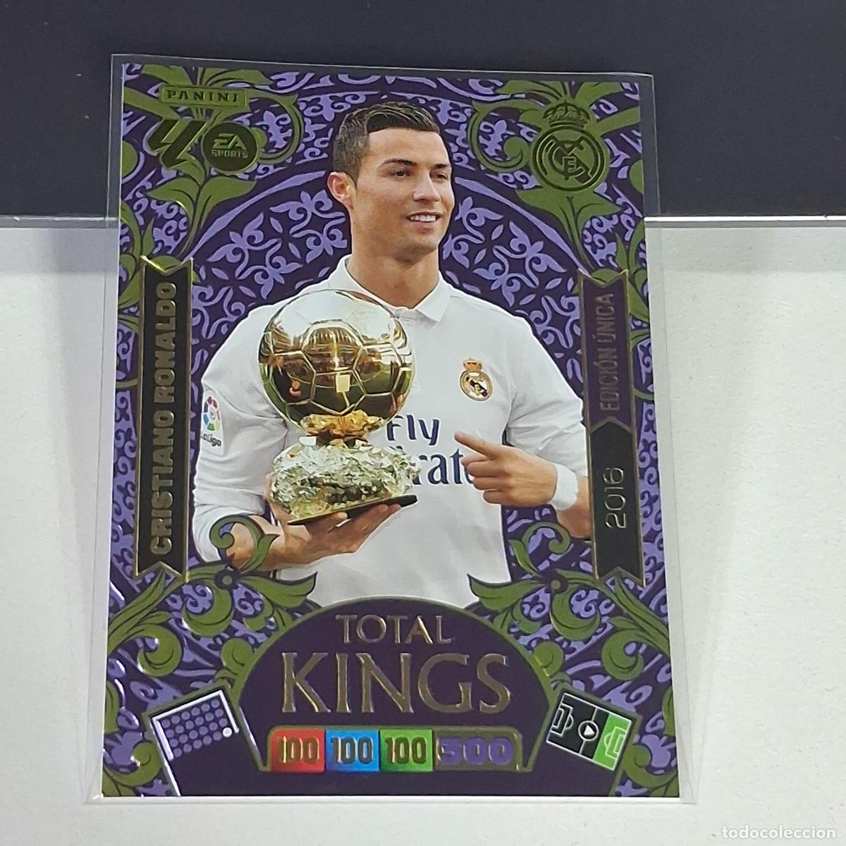 Cromos de f&uacute;tbol: B53 450 2016 CRISTIANO RONALDO BALON DE ORO REAL MADRID TOTAL KINGS ADRENALYN XL 2025 2026 25 26