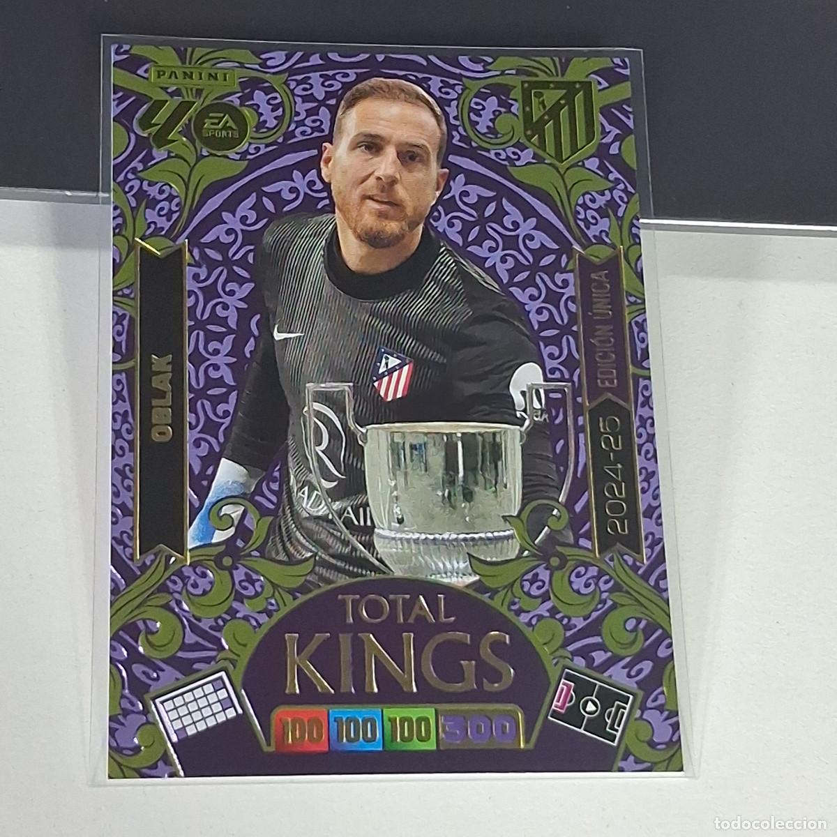 Cromos de f&uacute;tbol: B53 462 2024 - 25 OBLAK ATLETICO DE MADRID TROFEO ZAMORA TOTAL KINGS ADRENALYN XL 2025 2026 25 26