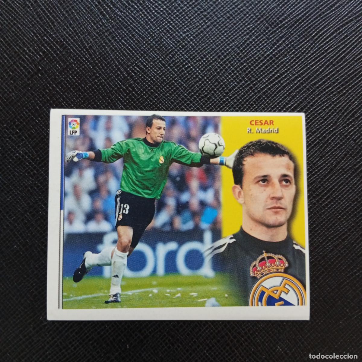 Cartes &agrave; collectionner de Football: CESAR REAL MADRID ESTE 2002 2003 CROMO FUTBOL 02 03 - SIN PEGAR - A75 PG480
