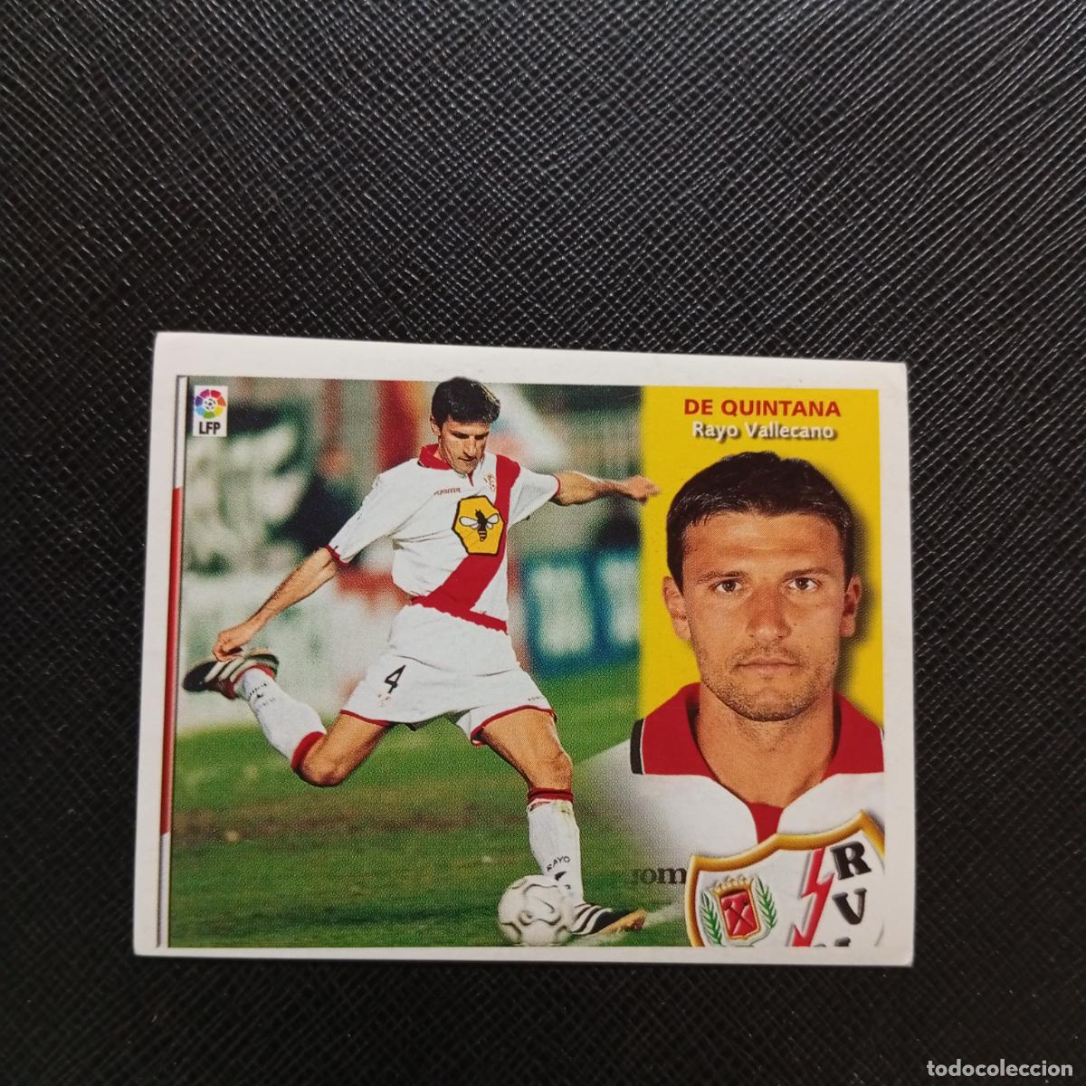 Cartes &agrave; collectionner de Football: DE QUINTANA RAYO VALLECANO ESTE 2002 2003 CROMO FUTBOL 02 03 - SIN PEGAR - A75 PG480