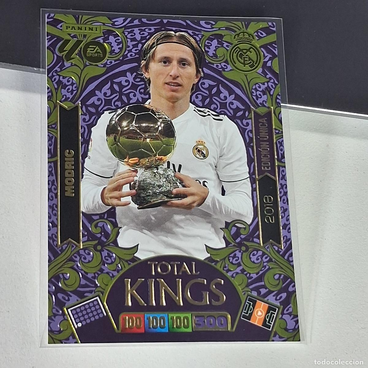 Cromos de f&uacute;tbol: B53 458 2018 LUKA MODRIC REAL MADRID BALON DE ORO TOTAL KINGS PANINI ADRENALYN XL 2025 2026 25 26