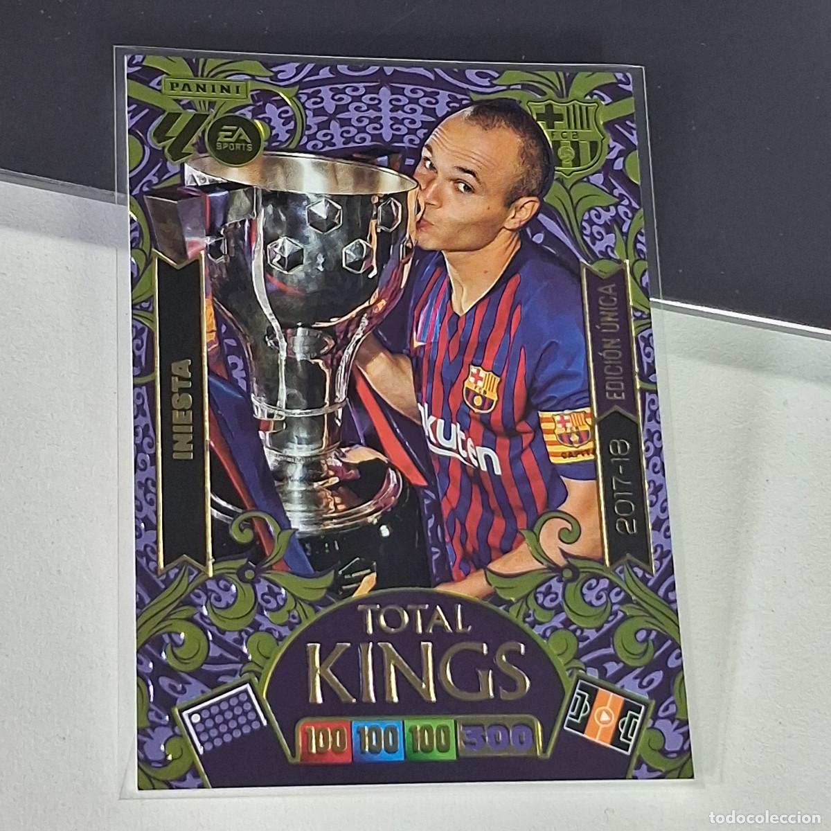 Cartes &agrave; collectionner de Football: B53 448 2017 - 18 INIESTA COPA LIGA BARCELONA BAR&Ccedil;A TOTAL KINGS PANINI ADRENALYN XL 2025 2026 25 26