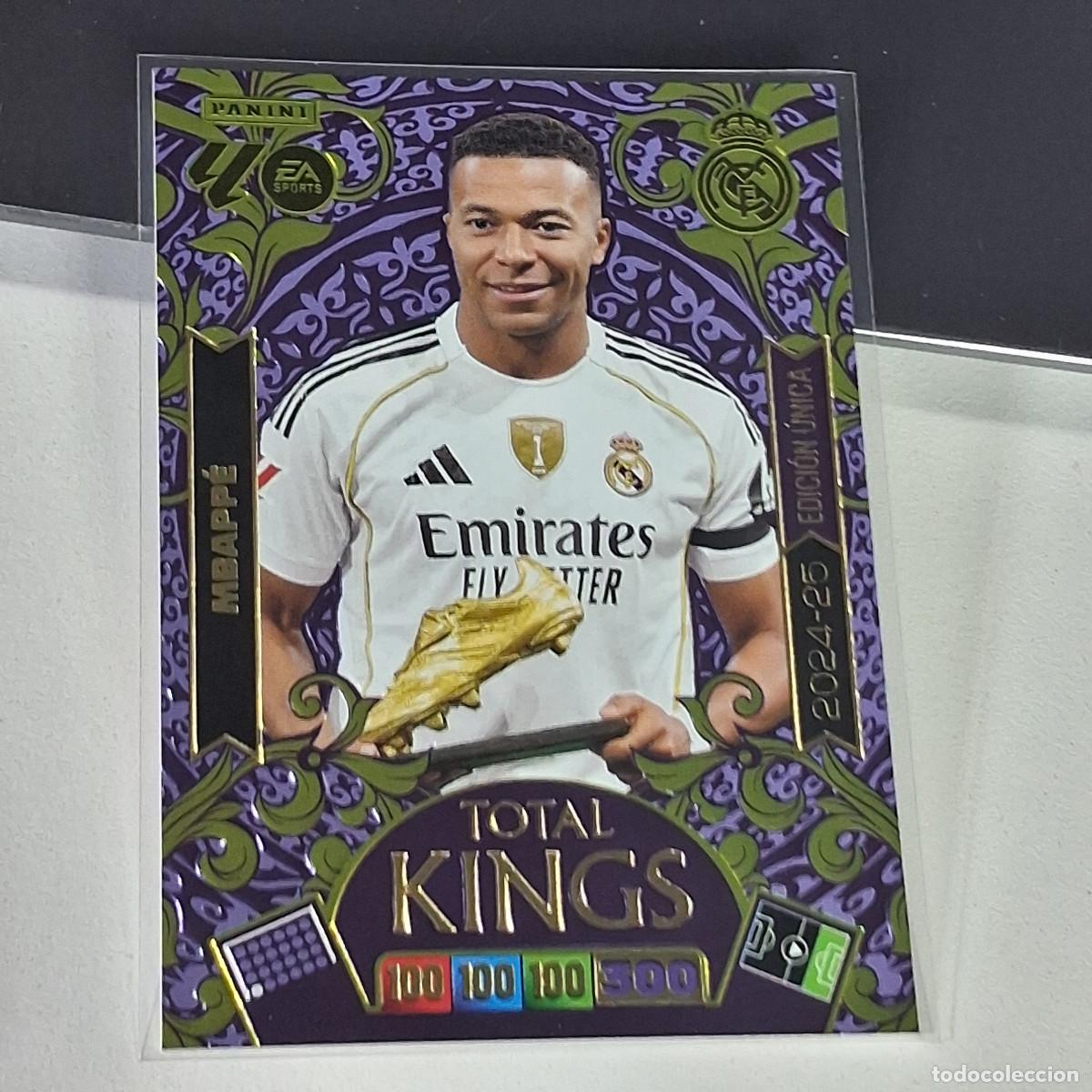 Cartes &agrave; collectionner de Football: B53 456 2024 - 25 MBAPPE REAL MADRID BOTA DE ORO TOTAL KINGS PANINI ADRENALYN XL 2025 2026 25 26
