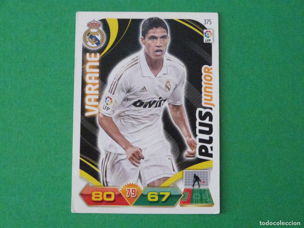 Cartes &agrave; collectionner de Football: TRADING CARD FUTBOL VARANE REAL MADRID C.F. N&ordm; 375 LIGA ADRENALYN XL 2011-2012/11-12 PANINI