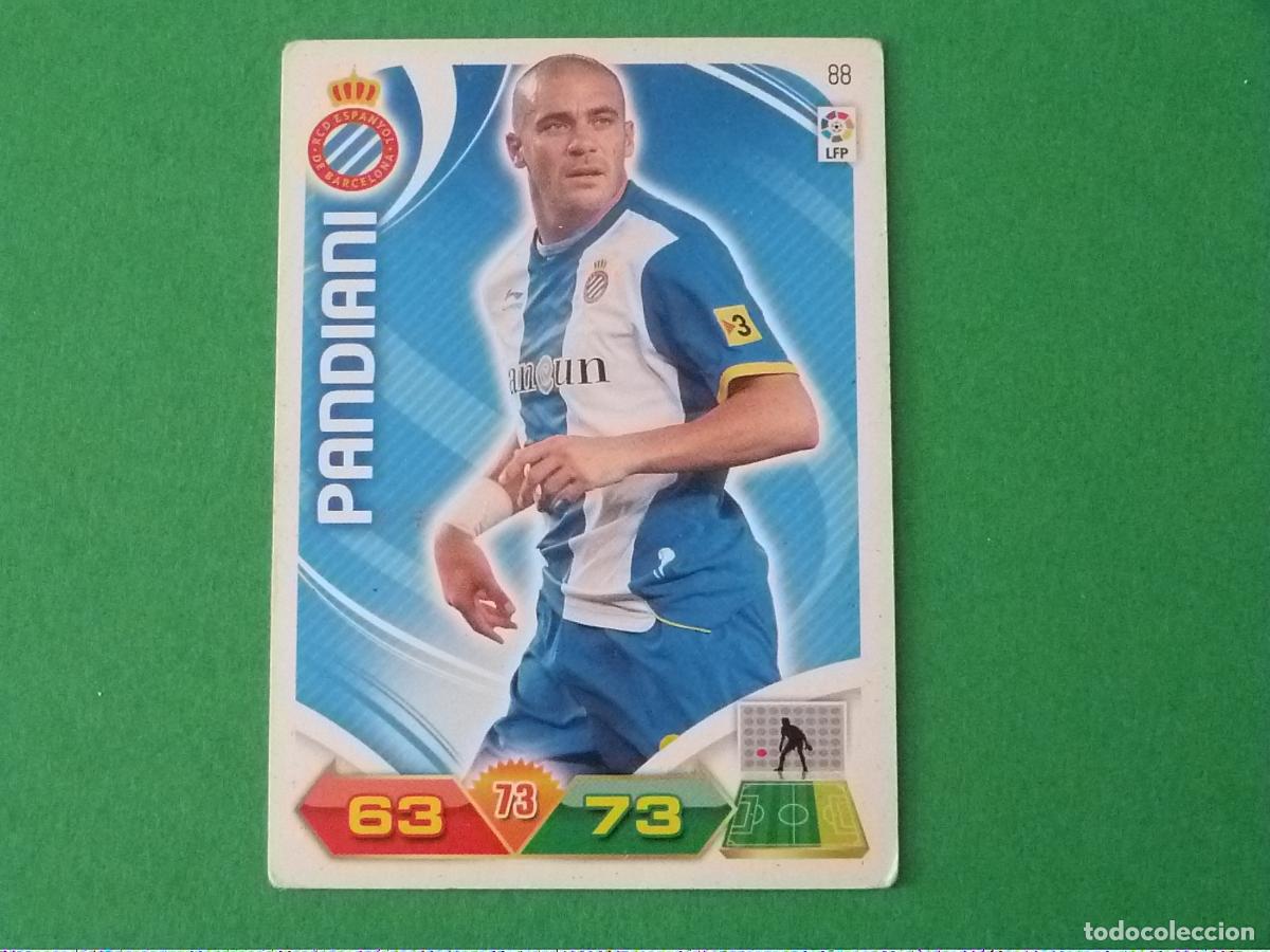 Cartes &agrave; collectionner de Football: TRADING CARD FUTBOL PANDIANI R.C.D. ESPA&Ntilde;OL-ESPANYOL N&ordm; 88 LIGA ADRENALYN XL 2011-2012/11-12 PANINI