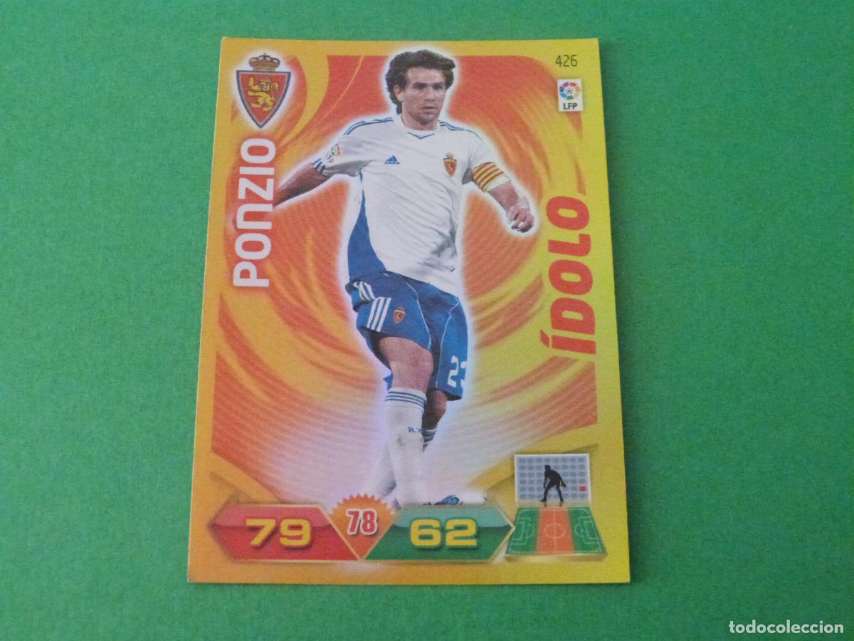 Cartes &agrave; collectionner de Football: TRADING CARD FUTBOL PONZIO REAL ZARAGOZA N&ordm; 426 LIGA ADRENALYN XL 2011-2012/11-12 PANINI