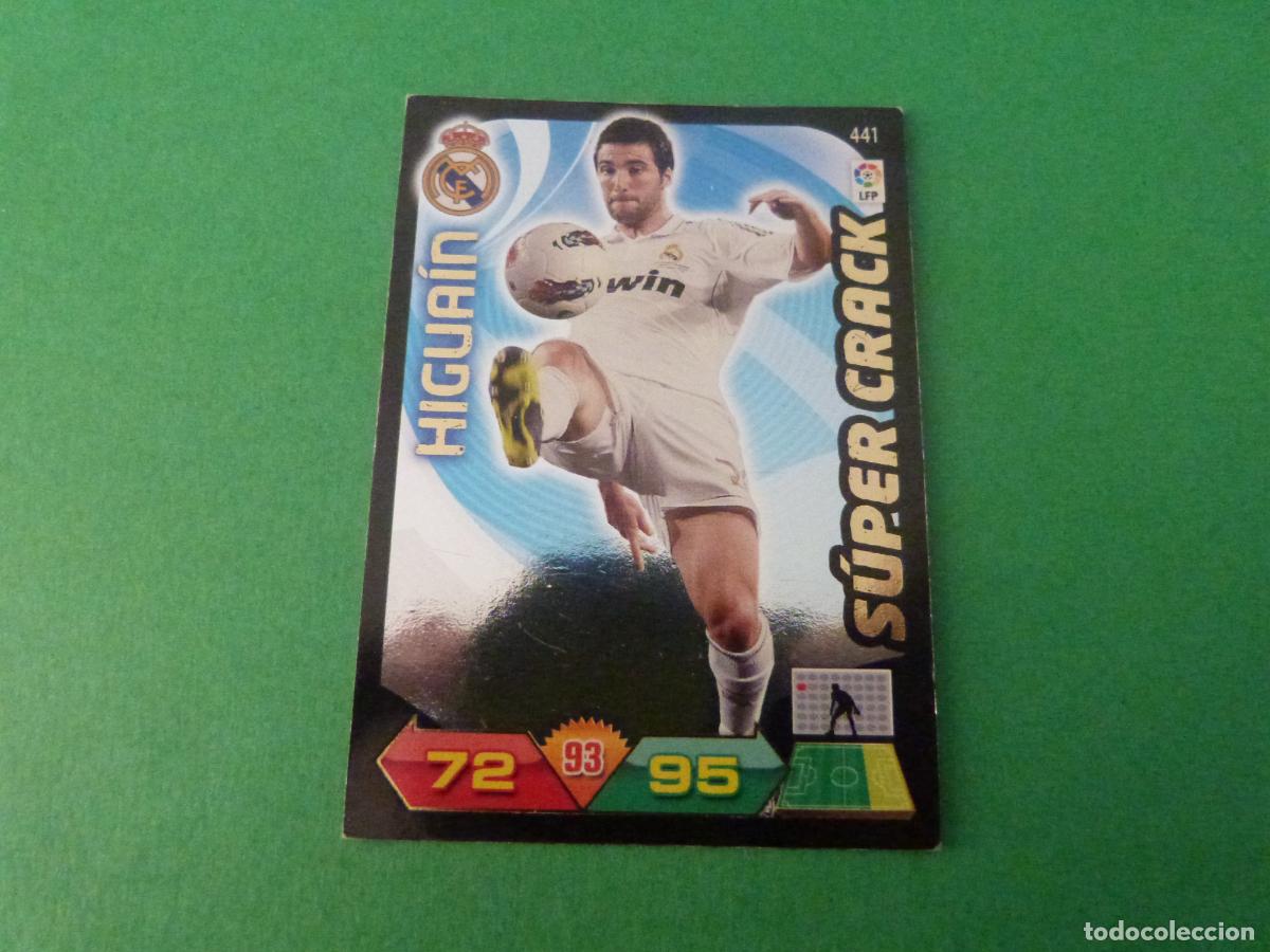 Cartes &agrave; collectionner de Football: TRADING CARD FUTBOL HIGUAIN REAL MADRID C.F. N&ordm; 441 LIGA ADRENALYN XL 2011-2012/11-12 PANINI