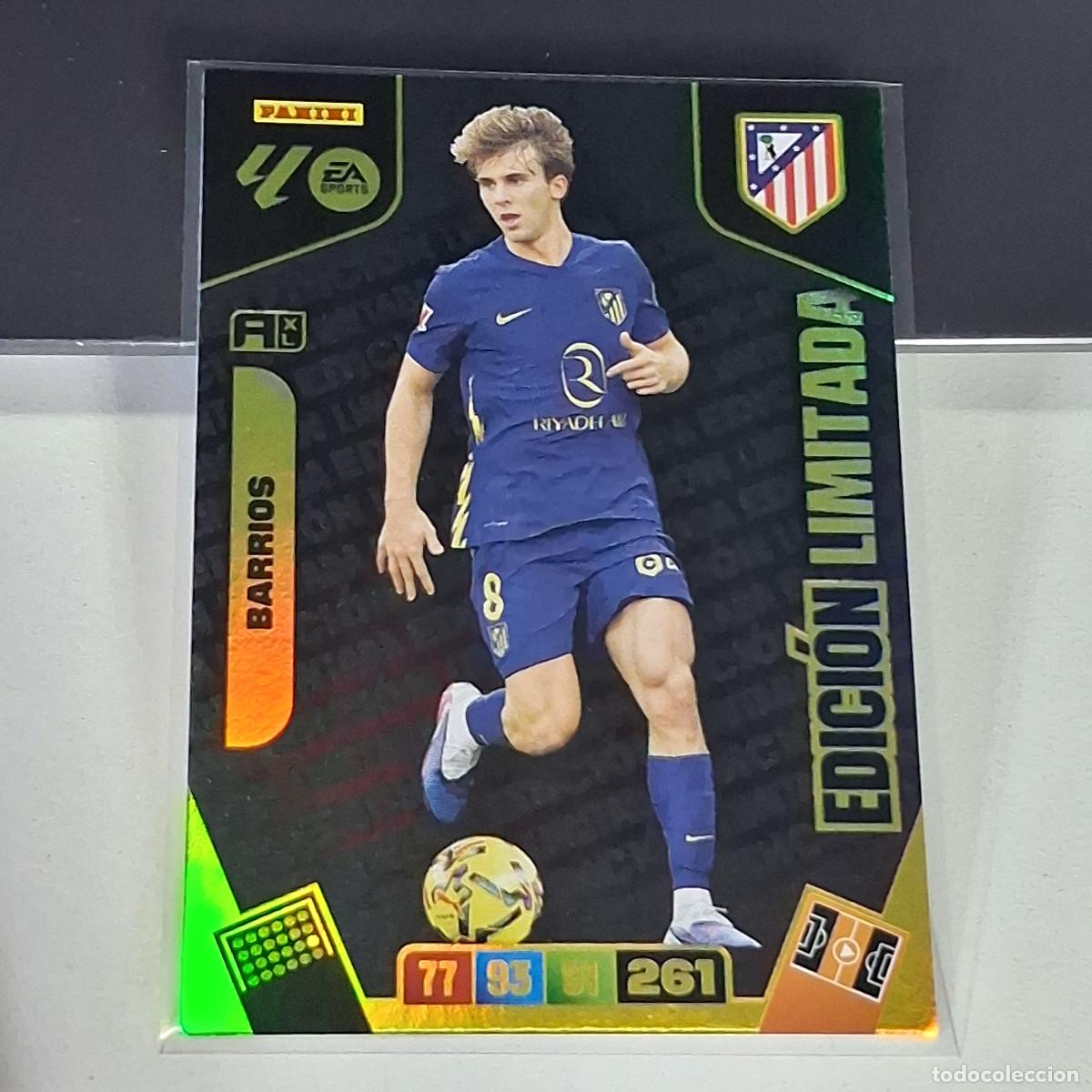 Cartes &agrave; collectionner de Football: B53 BARRIOS ATLETICO DE MADRID EDICION LIMITADA CARD PANINI ADRENALYN XL 2025 2026 25 26