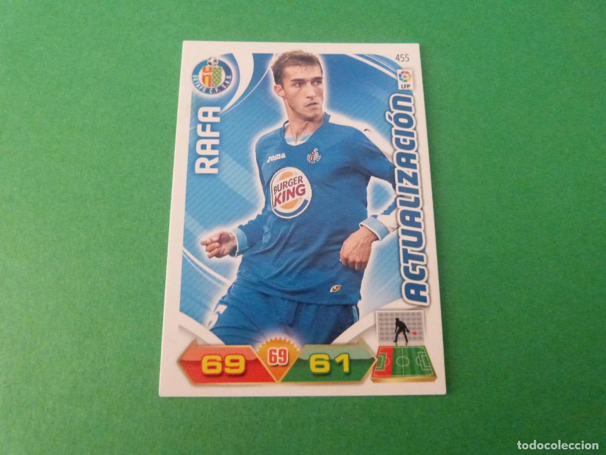 Cartes &agrave; collectionner de Football: TRADING CARD FUTBOL RAFA GETAFE C.F. N&ordm; 455 LIGA ADRENALYN XL 2011-2012/11-12 PANINI