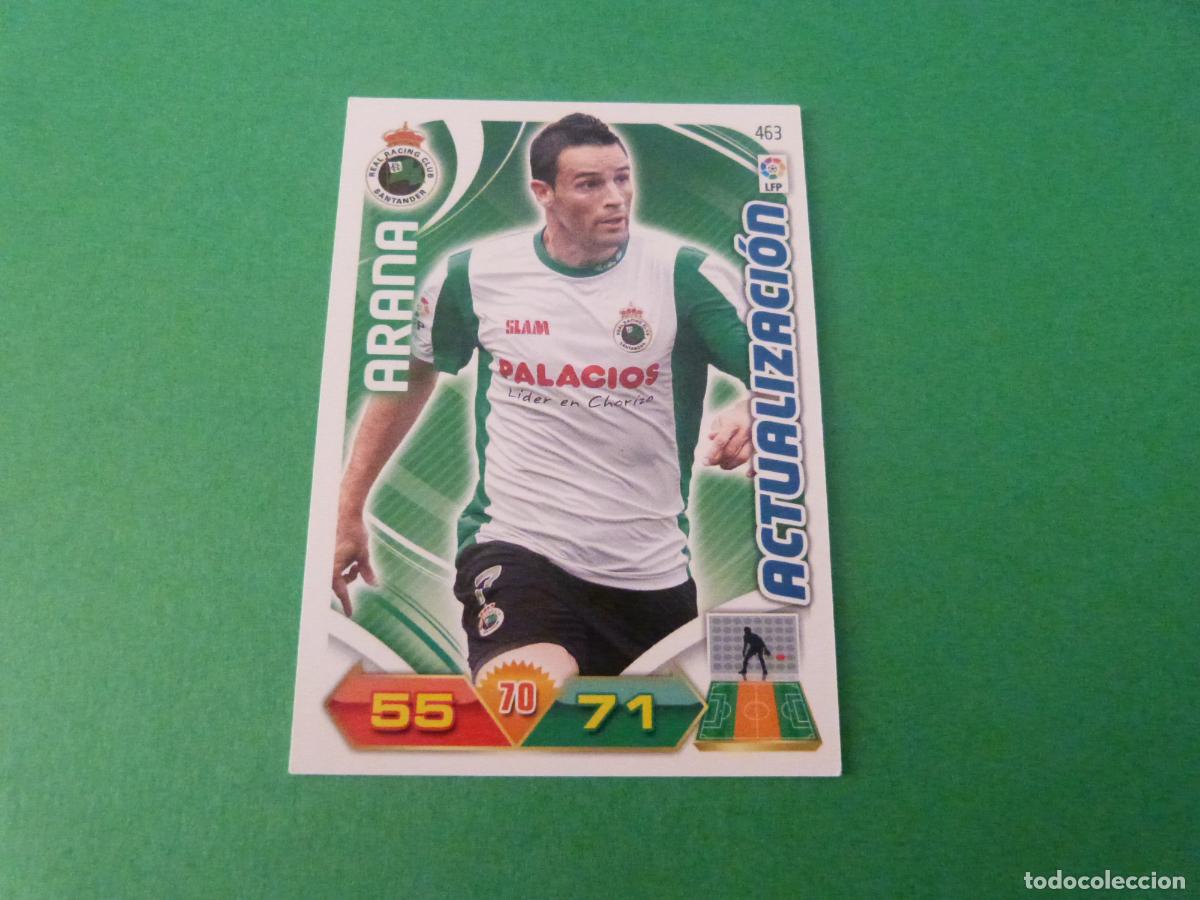Cromos de f&uacute;tbol: TRADING CARD FUTBOL ARANA RACING DE SANTANDER N&ordm; 463 LIGA ADRENALYN XL 2011-2012/11-12 PANINI