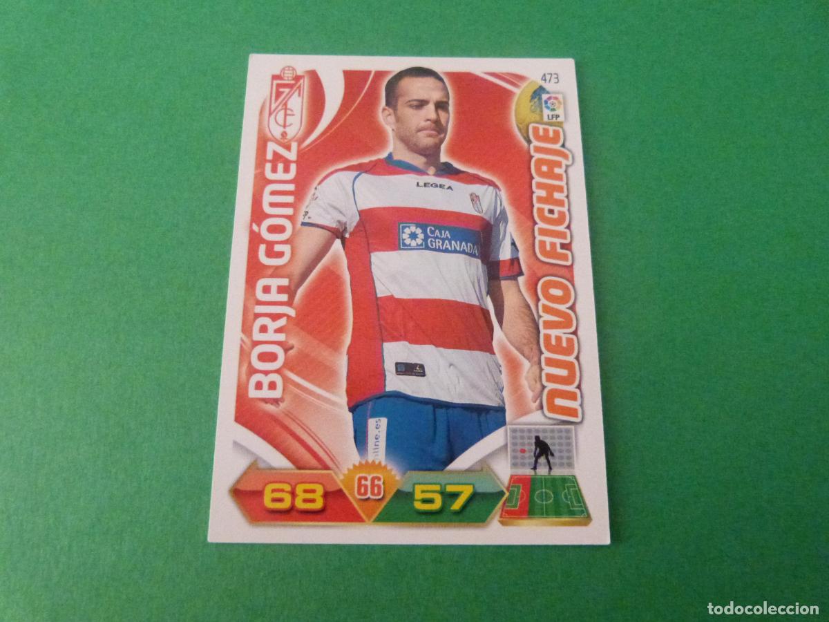 Cromos de f&uacute;tbol: TRADING CARD FUTBOL BORJA GOMEZ GRANADA C.F. N&ordm; 473 LIGA ADRENALYN XL 2011-2012/11-12 PANINI