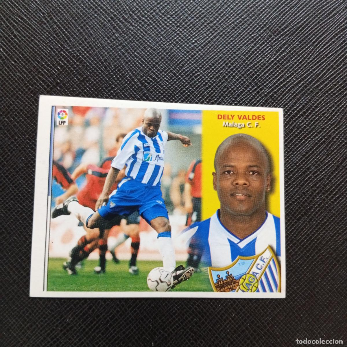 Cromos de f&uacute;tbol: DELY VALDES MALAGA ESTE 2002 2003 CROMO FUTBOL 02 03 - SIN PEGAR - A75 PG489