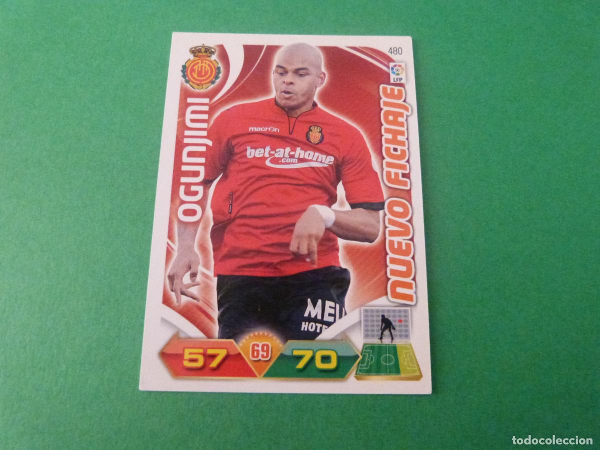 Cromos de f&uacute;tbol: TRADING CARD FUTBOL OGUNJIMI R.C.D. MALLORCA N&ordm; 480 LIGA ADRENALYN XL 2011-2012/11-12 PANINI