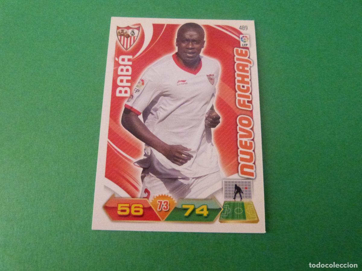 Cromos de f&uacute;tbol: TRADING CARD FUTBOL BABA SEVILLA F.C. N&ordm; 489 LIGA ADRENALYN XL 2011-2012/11-12 PANINI