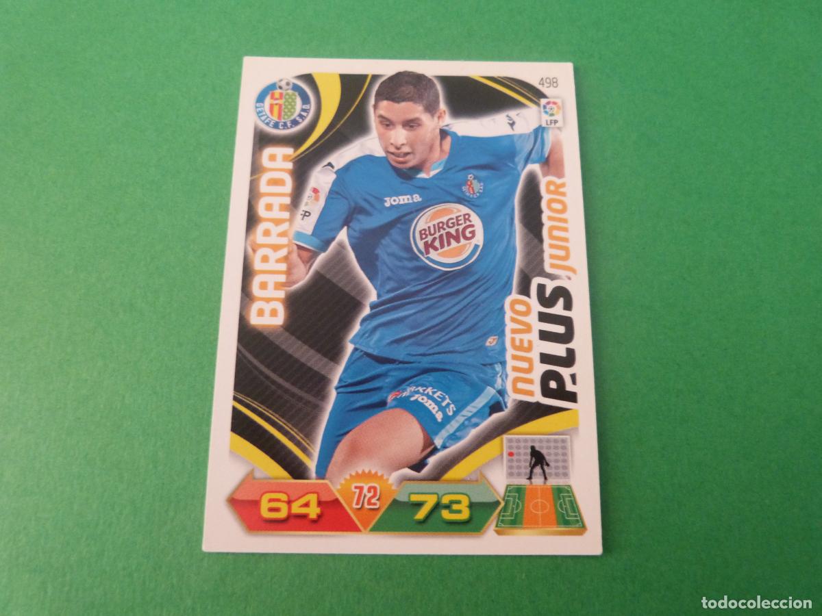 Cromos de f&uacute;tbol: TRADING CARD FUTBOL BARRADA GETAFE C.F. N&ordm; 498 LIGA ADRENALYN XL 2011-2012/11-12 PANINI