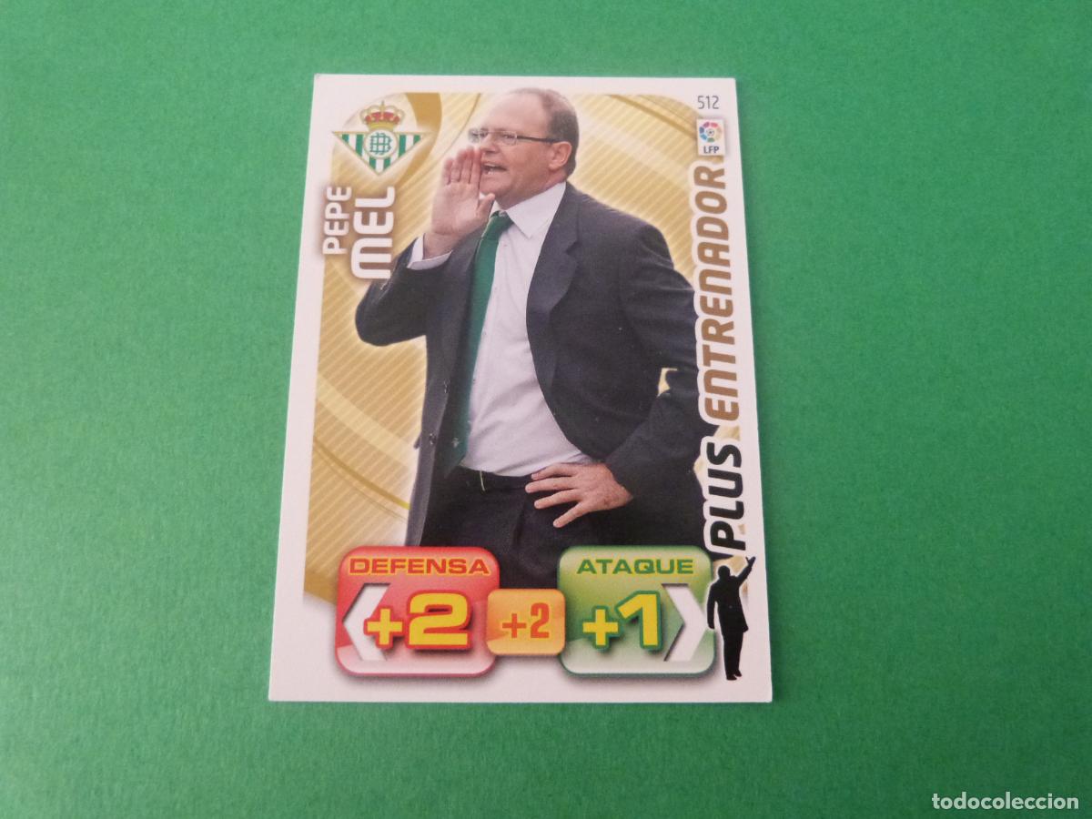 Cromos de f&uacute;tbol: TRADING CARD FUTBOL PEPE MEL REAL BETIS BALOMPIE N&ordm; 512 LIGA ADRENALYN XL 2011-2012/11-12 PANINI