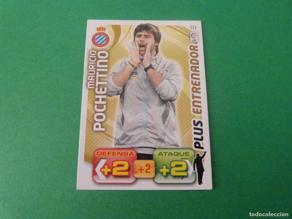 Cromos de f&uacute;tbol: TRADING CARD FUTBOL POCHETTINO RCD ESPA&Ntilde;OL-ESPANYOL N&ordm; 513 LIGA ADRENALYN XL 2011-2012/11-12 PANINI