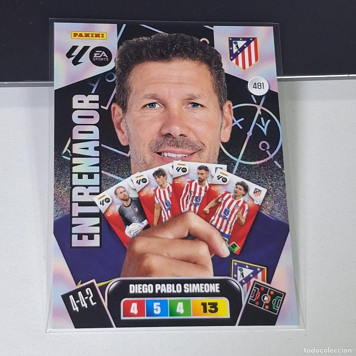 Cromos de f&uacute;tbol: B53 481 DIEGO PABLO SIMEONE (ENTRENADOR) - ATL&Eacute;TICO MADRID CARD PANINI ADRENALYN XL 2025 2026 25 26