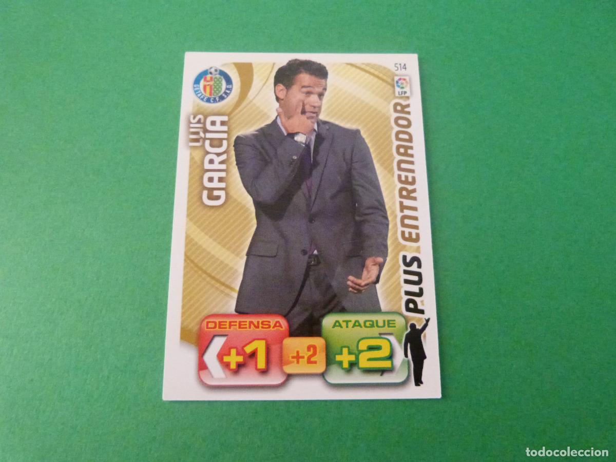 Cromos de f&uacute;tbol: TRADING CARD FUTBOL LUIS GARCIA GETAFE C.F. N&ordm; 514 LIGA ADRENALYN XL 2011-2012/11-12 PANINI
