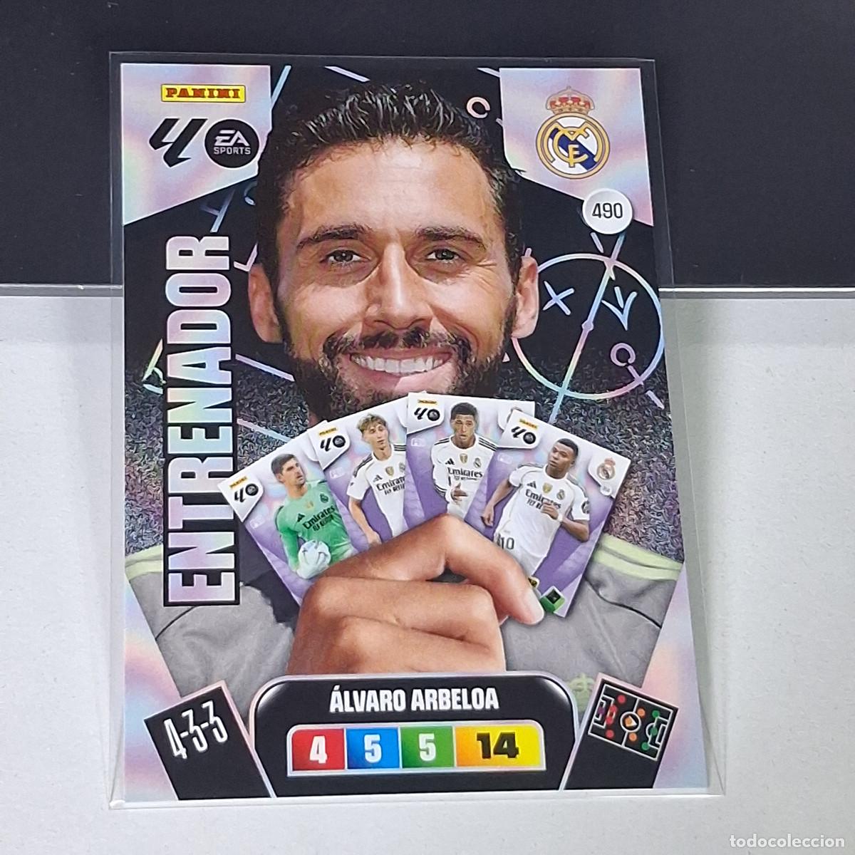 Cromos de f&uacute;tbol: B53 490 ALVARO ARBELOA ENTRENADOR DEL REAL MADRID CARD PANINI ADRENALYN XL 2025 2026 25 26