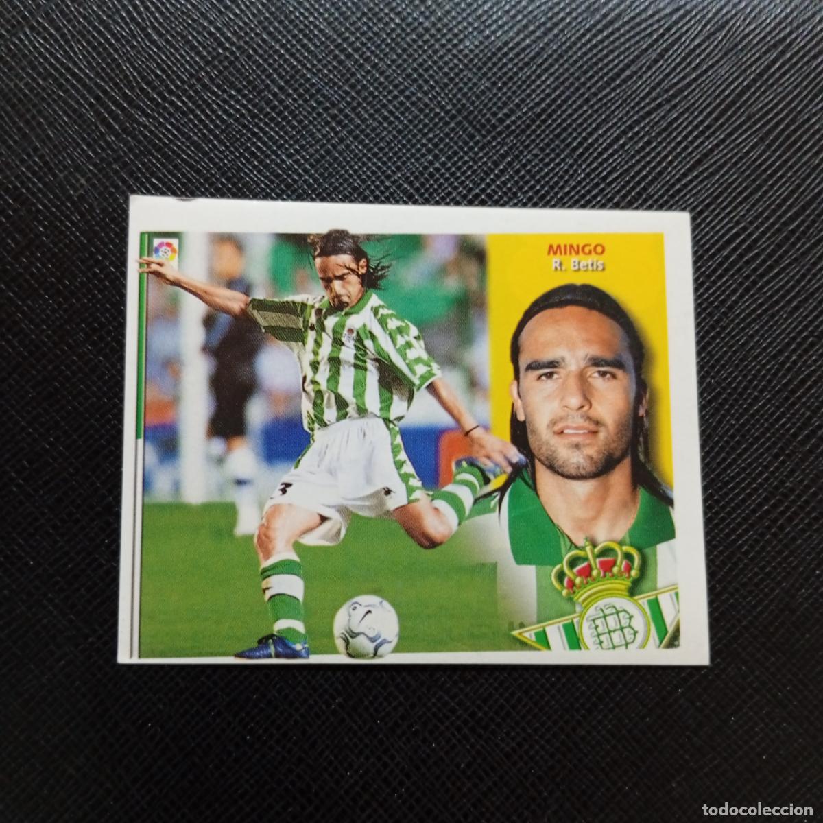 Cromos de f&uacute;tbol: MINGO REAL BETIS ESTE 2002 2003 CROMO FUTBOL 02 03 - SIN PEGAR - A75 PG516