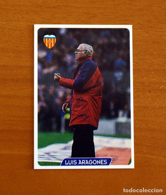 Cromos de f&uacute;tbol: Valencia -N&ordm; 164 Luis Aragon&eacute;s Entrenador -Las Fichas de la Liga 95-96-1995-1996 -Mundicromo